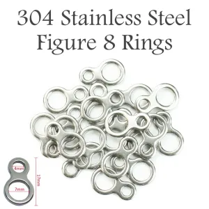 Figure 8 Rings Medium 304 Stainless Steel