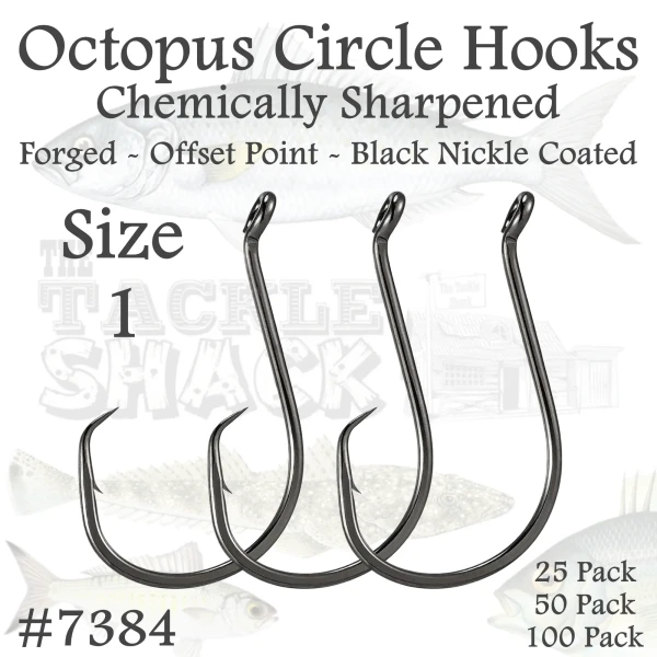 Size 1 Octopus Circle Hooks
