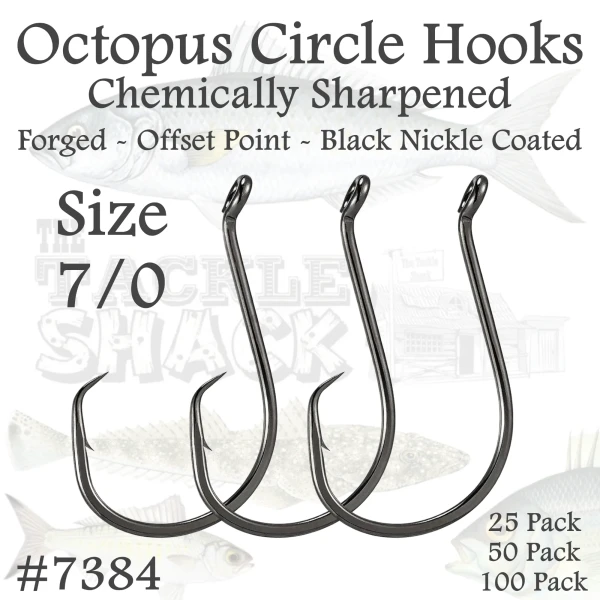 Size 7/0 Octopus Circle Hooks