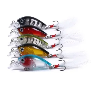4.5cm Shallow Diving Crankbaits 5pk